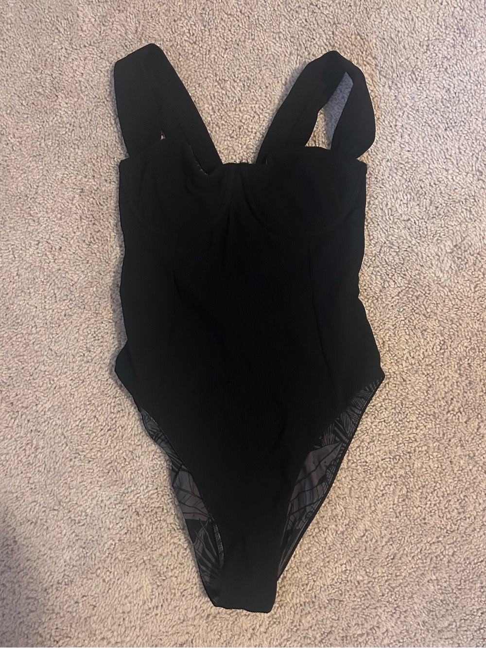 Boardwalk Bombshell Cheeky One Piece Popflex Active Black